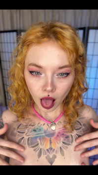 Would you like to spit on my tits and play with them like I do?