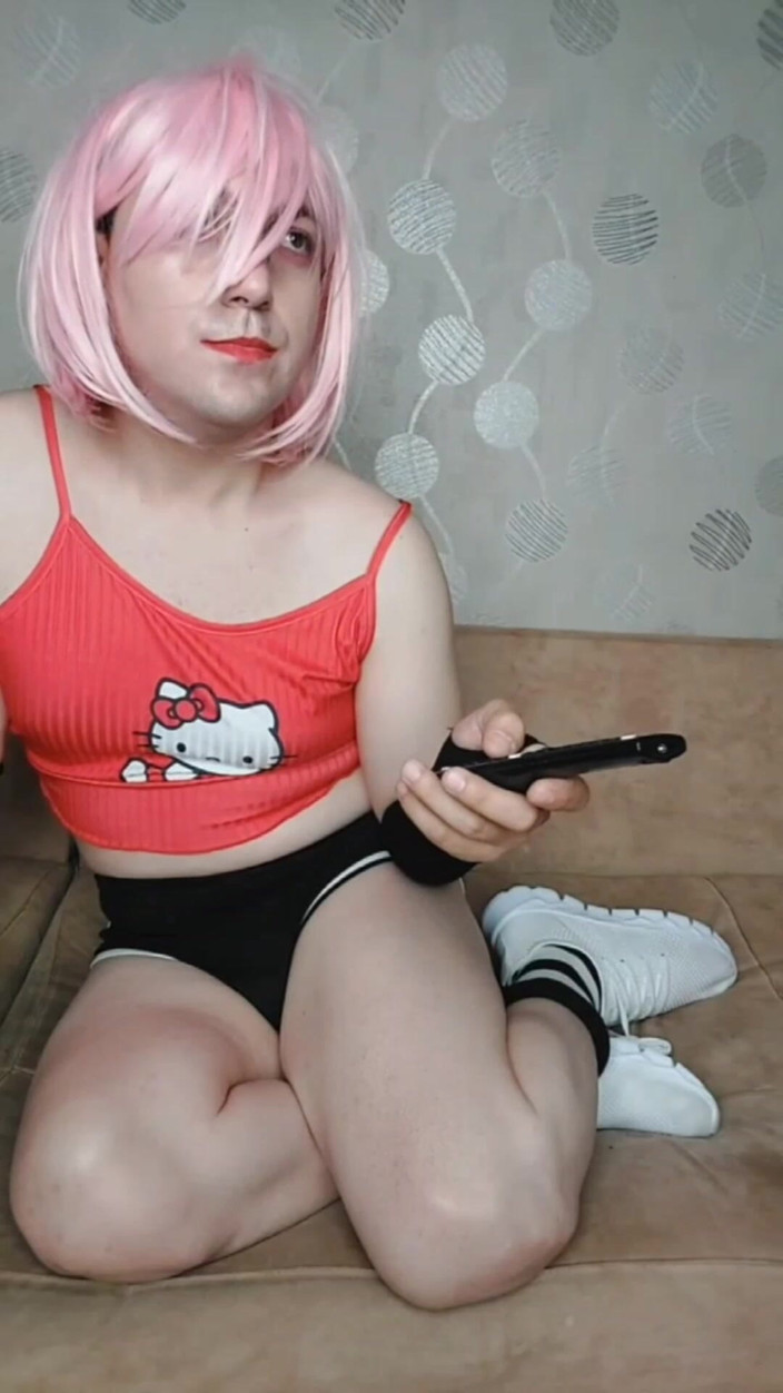 Kitty_Cross: Cute Shorts Cowgirl Sissy Smooth Legs Big Booty