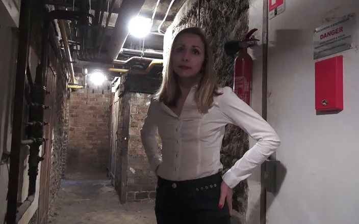 Rick Angel: Anal in a dirty cellar for french MILF Alice