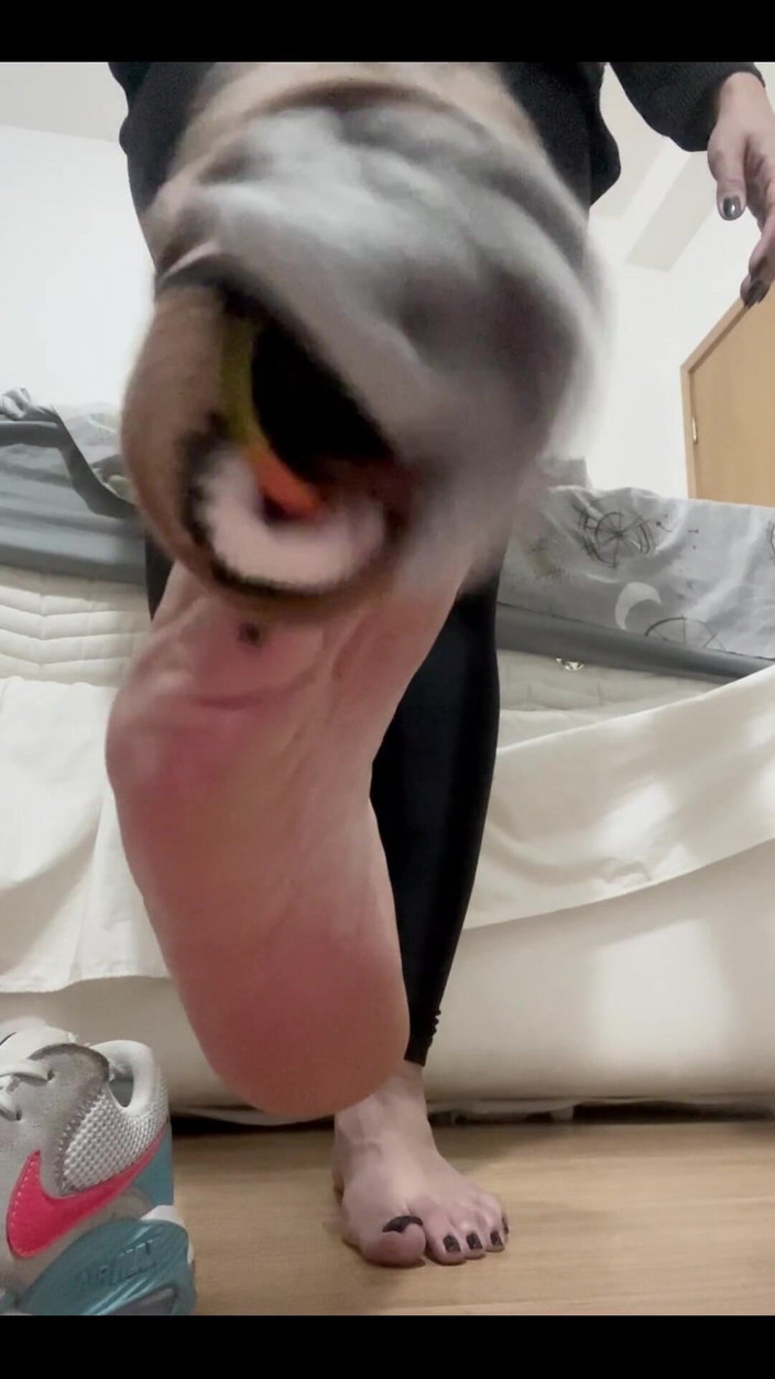 KiffaFeet: मेरे पसीने से तर और सुपर बदबूदार स्नीकर्स को हटाना जो मैं कल सिर्फ आपके लिए पहन रहा था