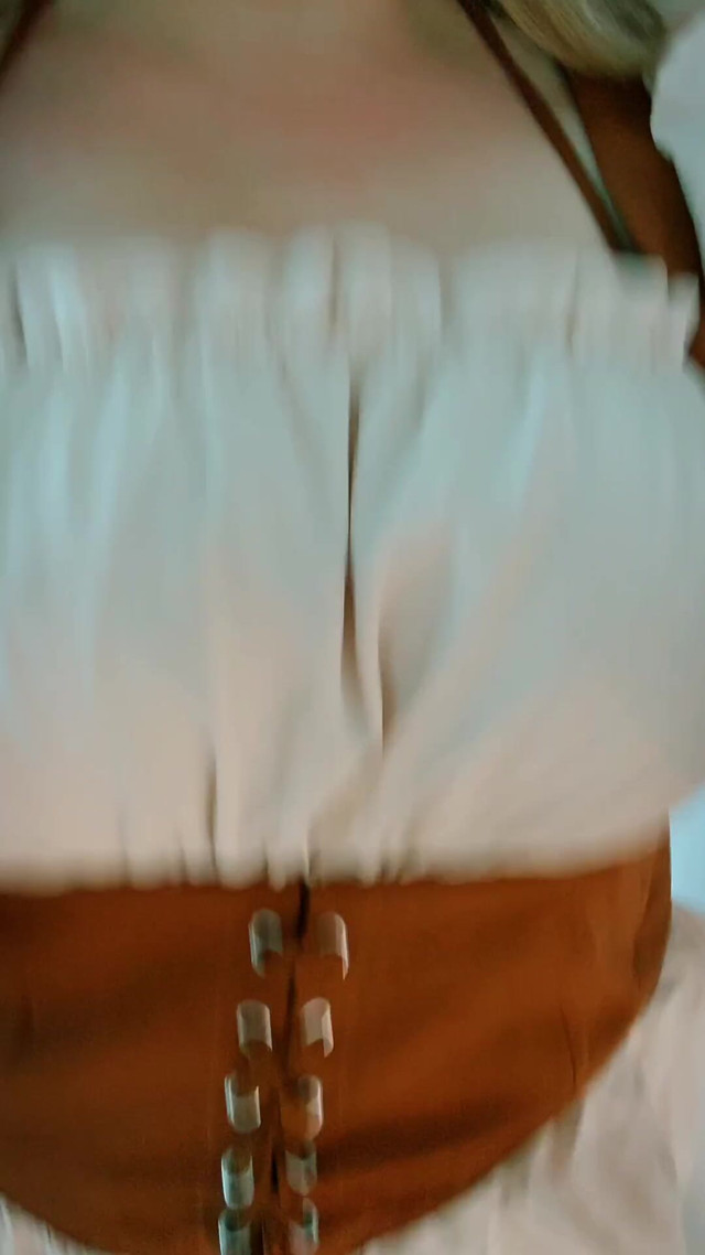 This Outfit Was Made to Show off My Big Boobs. Do You Think It Hides Enough or Reveals Too Much of This MILF? (Wet Slavs)