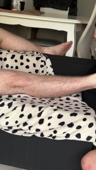 Footjob Ended up with Hard Cock, Blowjob and Two Cumshots