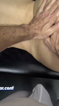 Masseur Oils up Her Perfect Big Ass - POV on Massage Bed