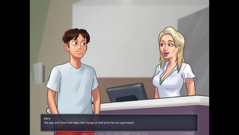 LewdArcade: Summertime Saga Sex Game Jugar [parte 16] Juego de desnudos [18+] Juego para...