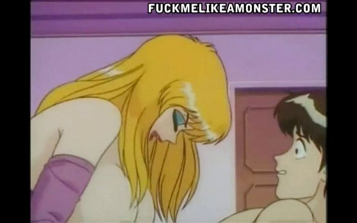 Fuck Me Like a Monster: Impotent cartoon character becomes a slave for a nurse