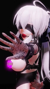 [mmd] voz fraca gênio treino três pessoas treino contenção pulando ovo plug anal bola bucal