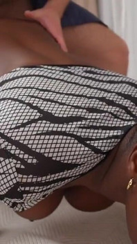 Big Booty African Pornstar Zaawaadi Milks White Dude Dry