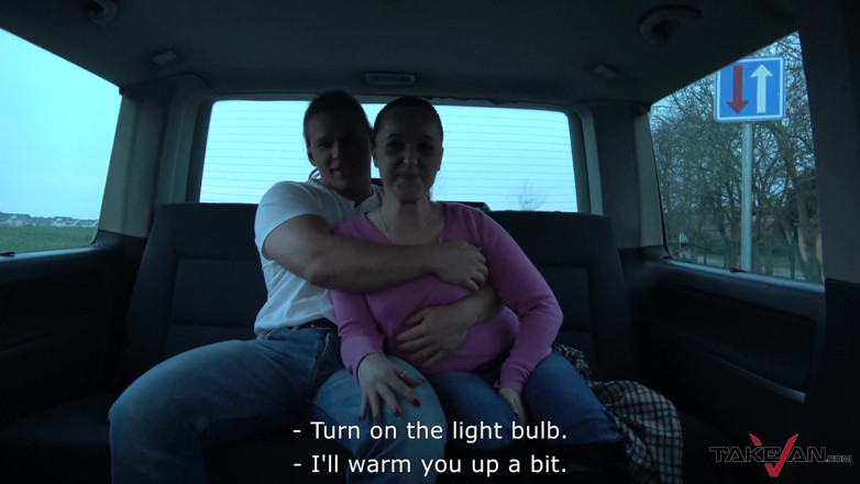 Take Van: Рыжая шлюха любит, когда трахарь глазирует ее сиськи кончой
