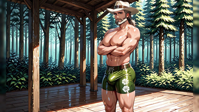 Erotic Man: Ai znaky se svaly bez košile