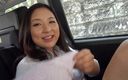 Caribbeancom: Японская сладкая на кастинге с удивительными сиськами жарится в два смычка и получает кримпай