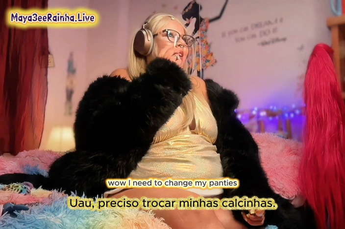 Goddess Maya3ee Rainha: ブラジルのミルフBBW女神と金色の熱いJOIが
