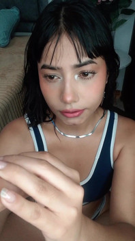 Your Delicious Cock Touching My Face