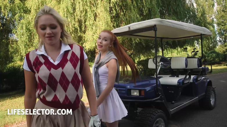 LifeSelector: Hari golf bareng megan murkovski dan jessie ames yang liar