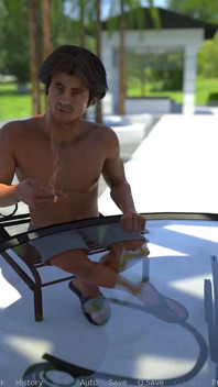 Soția mea italiană sexy: soția își încornorează soțul cu prietenii lângă piscină - episodul 7