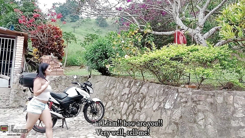 Vayolet: Vayolet's Horny Woman Fulfills Her Fantasy with the Gardener Secretly...