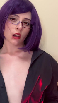 Rize Kamishiro Pixie Wax Sin - Elegant Ghoul Tease to Messy Finish