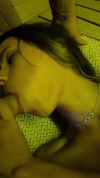 Sweaty Sauna Slut: Big Booty Girl Fucked Raw