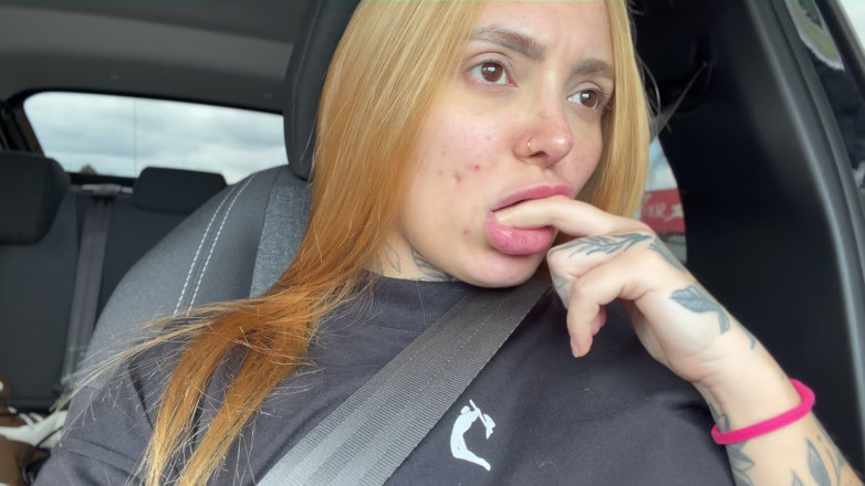 Guilherme Ortiz: Perfect Girlfriend Sucked My Cock Inside the Car and Swallowed...