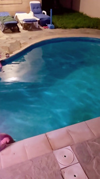 Peepers la piscină transformat colegi de joacă - cea mai umedă surpriză de vacanță!