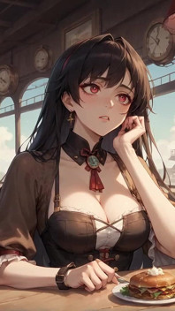 Sedução cremosa de steampunk: explosão de chantilly da empregada