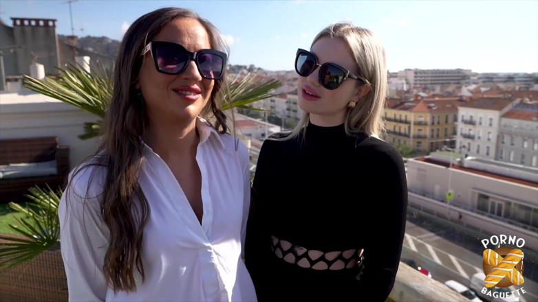 Porno Baguette: Lara, fille coquine, adore sucer une bite et une chatte
