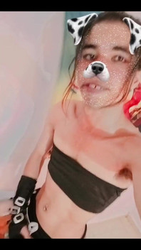 Masturbating