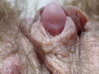 Cute Blonde 666: Stor klitoris närbild 4K