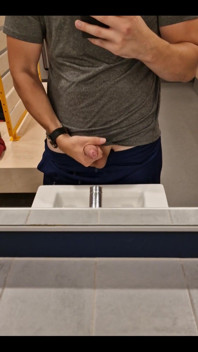 At the Gym Without Underwear Is Fun!