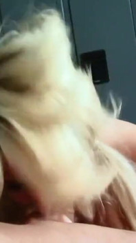 BIGTITS - Sexy blonde always looking for cocks enters a locker room and gets excited to see a young cock spog