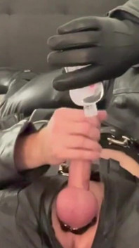 Part 2: Fresh Interracial Leather Duo BDSM Edgjng Session