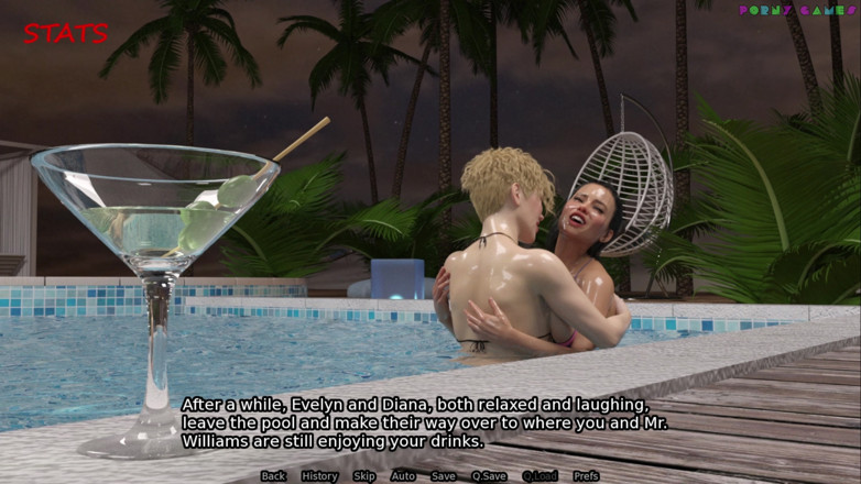 Porny Games: Zbožněná manželství od Simbaclaw - blonďatá manželka dostane velké černé péro, sexy...
