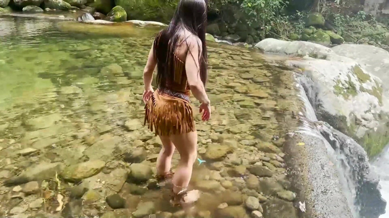 trekthealien: Wild Sex in the Forest Ended with a Strong Cumshot...