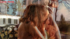 Candi Annie: Candi Annie trait une dose de sperme chaud et crémeux à...