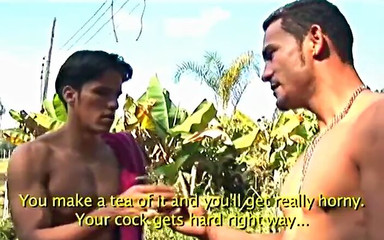 Gays Case: Kaslı adam Alex Leite açık havada edepsiz delikanlı Victor Manzini'nin...