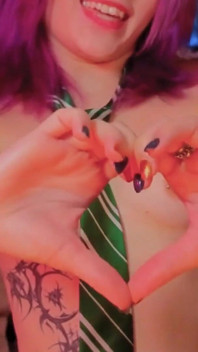 Halloween Tease Playing with My Nipples Waiting for Punishment