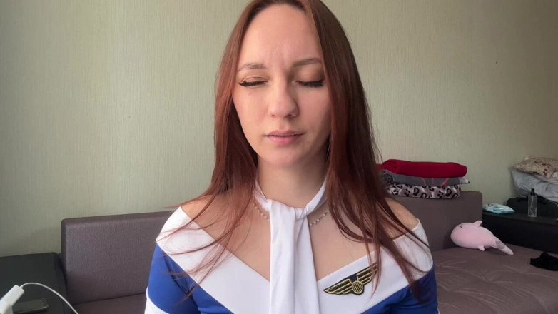 Leather kitten: Teenage Stewardess Tied Her Mouth Shut to Fuck Her Hole