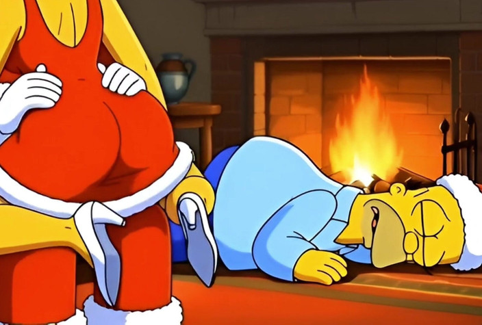 Octopussy Lovers Club: Santa Claus Se Folla a La Ama De Casa Casada...