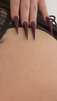 Giantess Christine Stiletto Nails Vs Tiny Men 4K