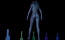 Wraith ward: O fată testează vibratoare: porno 3D