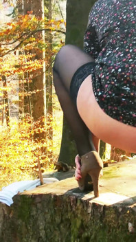 Posing with a Butt Plug Stuck up the Ass