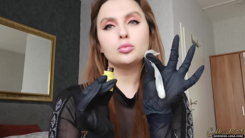 Goddess Lena: Cuckold pemakan mani muncrat