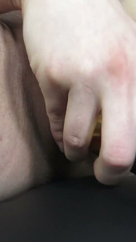 Secretary Smoking Dildo Masturbation!