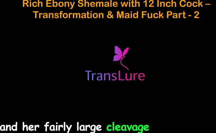 TransLure: Engels audio seksverhaal rijke zwarte shemale met 30 cm pik - transformatie &amp;...