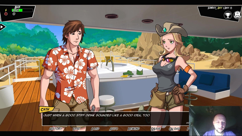 Sex game gamer: Désir paradisiaque 2 sur 3