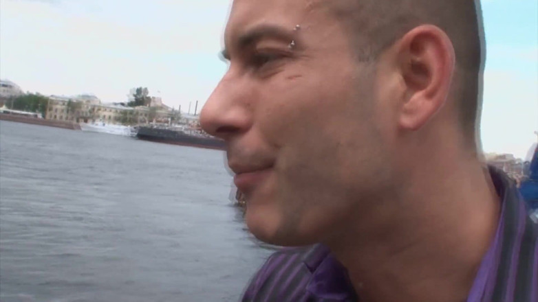 Double Trouble: This dude just can't get enough of their holes