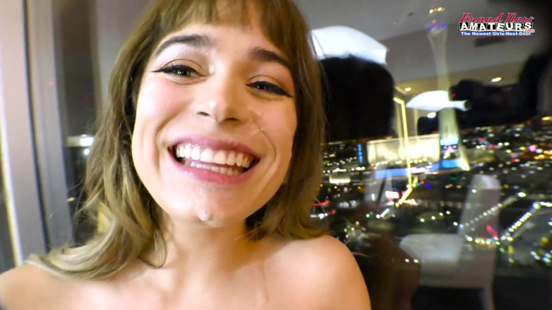 Brand New Amateurs: Pamela Morrison Cums, Sucks Cock and Takes Huge Load in...