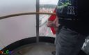 Funny boy Ger: 13. katta halka açık, şeffaf açık havada asansörde yarağımı çok riskli bir şekilde...