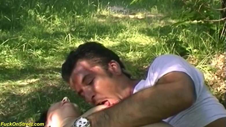 Goldwin pass: Sweet german teen picked up for rough outdoor fucking