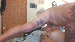 Satin Lady: サテンの女性は盲目で縛られたフェラチオをしている