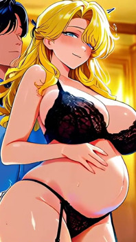Verheiratet französische Blondine, MILF, verführt in einer Umkleidekabine – Ia Animation